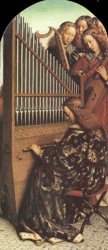 Jan Van Eyck Organ from The Ghent Altarpiece Germany oil painting art